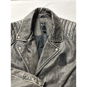 Harley Davidson Men's 2XL BLACK LABEL #1  Distressed Leather Jacket - Pre-owned